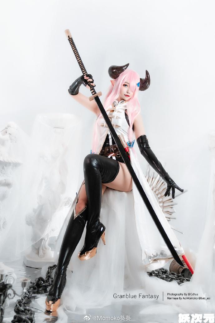 【COS正片】碧蓝幻想Versus娜露梅亚cos Momoko葵葵-妖次元