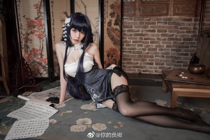 【COS正片】碧蓝航线吾妻旗袍cos细语春霞 cn你的负卿 - 第13张 - 机器猫次元