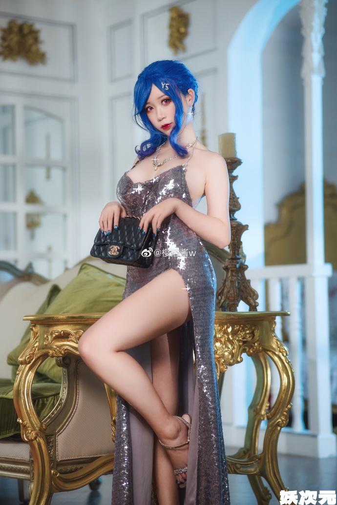【COS正片】碧蓝航线圣路易斯礼服cos 圣姨的宴会 cn樱落酱 - 第1张 - 机器猫次元 【COS正片】碧蓝航线圣路易斯礼服cos 圣姨的宴会 cn樱落酱 - 第1张 - 机器猫次元
