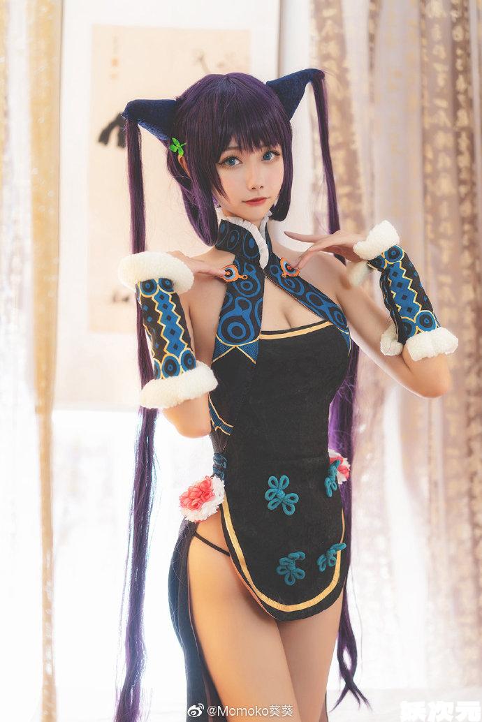 【COS正片】FGO杨贵妃旗袍cos 古典柔美 Momoko葵葵-妖次元