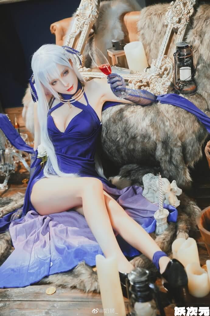 【COS正片】碧蓝航线贝尔法斯特礼服cos 优雅而高贵的从者 cn奶狮 - 第2张 - 机器猫次元 【COS正片】碧蓝航线贝尔法斯特礼服cos 优雅而高贵的从者 cn奶狮 - 第2张 - 机器猫次元