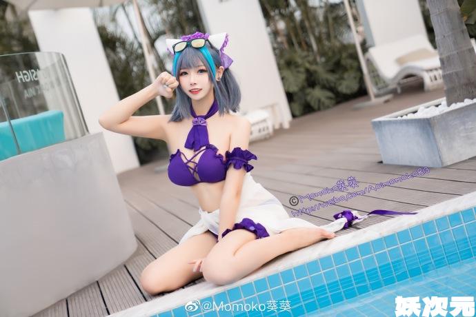 【COS正片】碧蓝航线柴郡泳装cos 甜蜜的海滩约会吧! Momoko葵葵 - 第3张 - 机器猫次元 【COS正片】碧蓝航线柴郡泳装cos 甜蜜的海滩约会吧! Momoko葵葵 - 第3张 - 机器猫次元