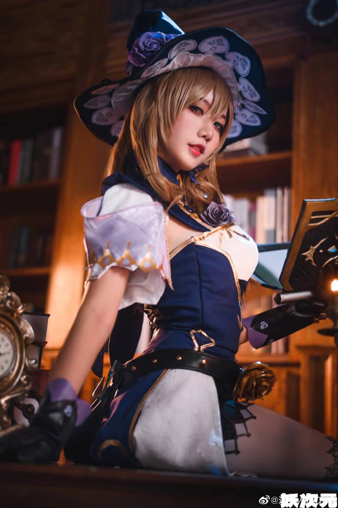 【COS正片】原神丽莎cos 知性魔女 cn迷失人形QUQ - 第2张 - 机器猫次元 【COS正片】原神丽莎cos 知性魔女 cn迷失人形QUQ - 第2张 - 机器猫次元