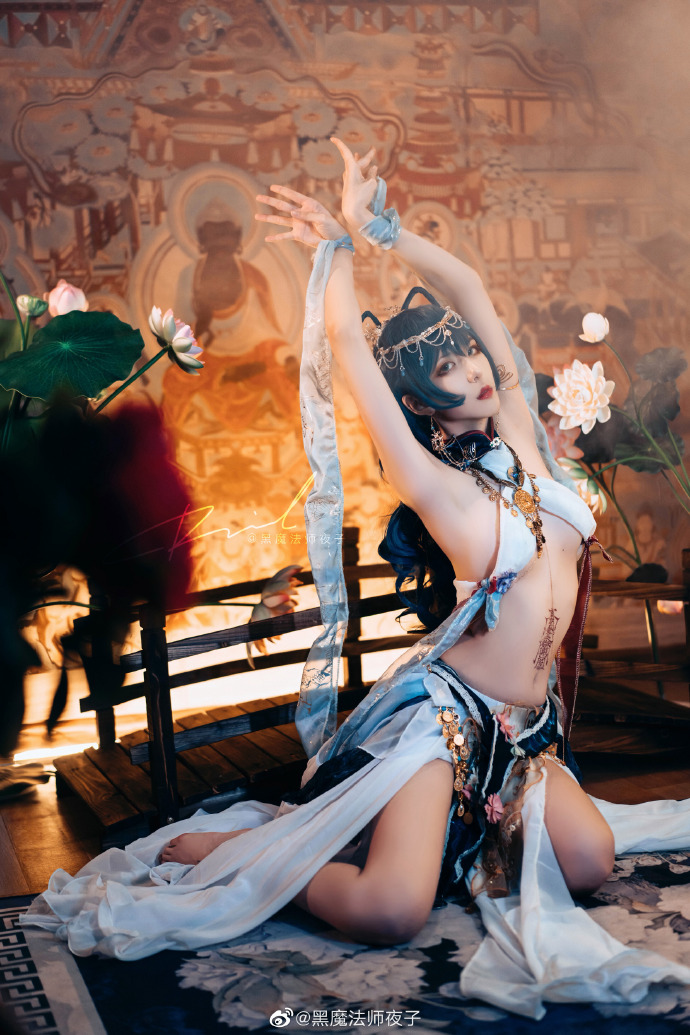 【COS正片】东方project霍青娥cos 敦煌飞天 青娥娘娘 cn黑魔法师夜子 - 第10张 - 机器猫次元 【COS正片】东方project霍青娥cos 敦煌飞天 青娥娘娘 cn黑魔法师夜子 - 第10张 - 机器猫次元