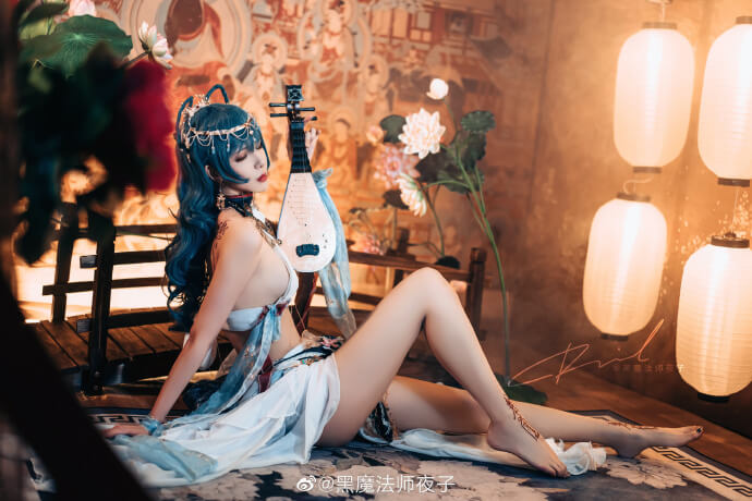 【COS正片】东方project霍青娥cos 敦煌飞天 青娥娘娘 cn黑魔法师夜子 - 第8张 - 机器猫次元 【COS正片】东方project霍青娥cos 敦煌飞天 青娥娘娘 cn黑魔法师夜子 - 第8张 - 机器猫次元