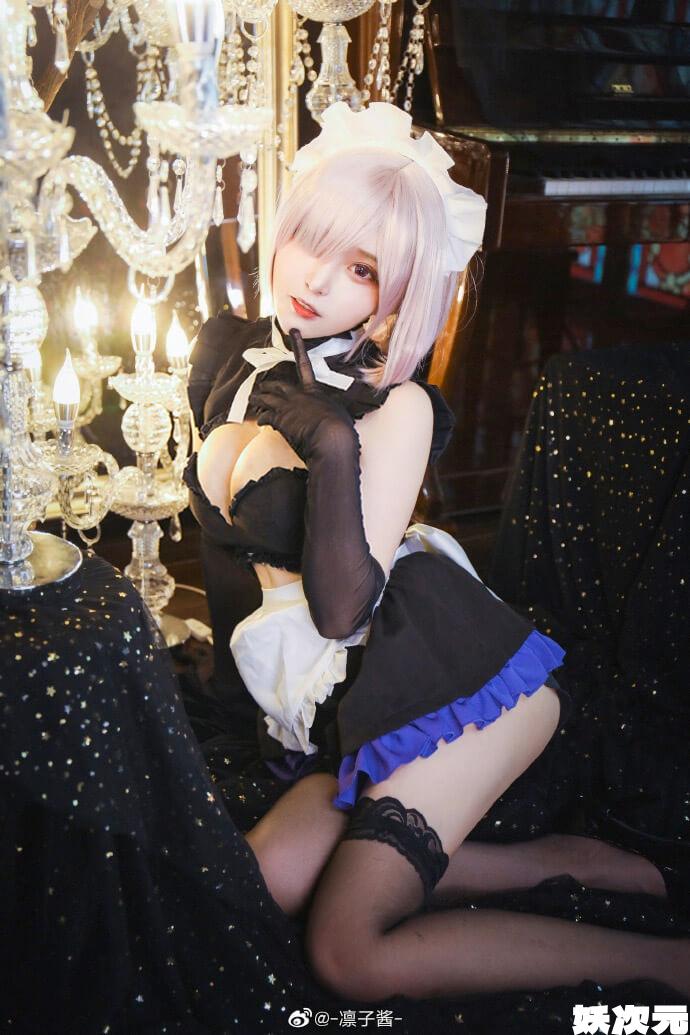 【COS正片】Fate/GrandOrder玛修女仆cos 甜美动人 cn凛子 - 第2张 - 机器猫次元 【COS正片】Fate/GrandOrder玛修女仆cos 甜美动人 cn凛子 - 第2张 - 机器猫次元