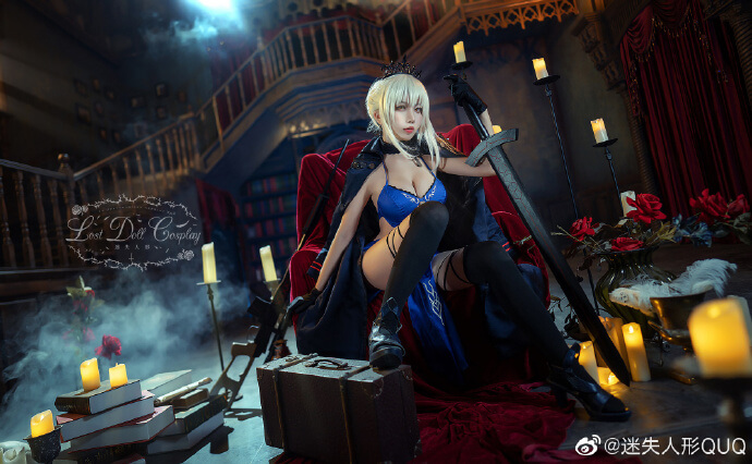 【COS正片】FGO阿尔托莉雅 Alter Rider 黑呆枪cos cn迷失人形QUQ - 第13张 - 机器猫次元