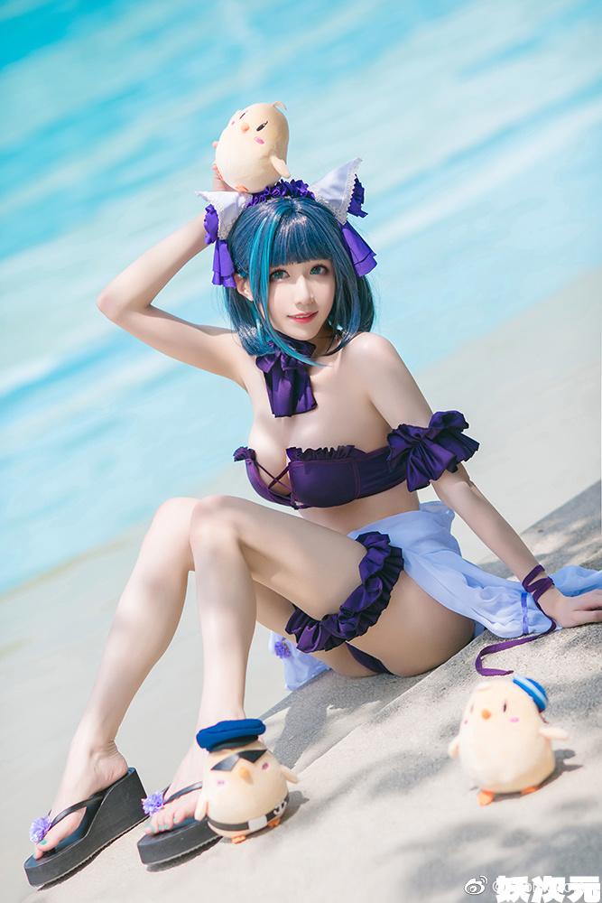 【COS正片】碧蓝航线柴郡泳装cos Dating Summer! Tomoyo酱 - 第1张 - 机器猫次元 【COS正片】碧蓝航线柴郡泳装cos Dating Summer! Tomoyo酱 - 第1张 - 机器猫次元