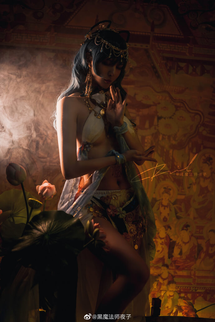 【COS正片】东方project霍青娥cos 敦煌飞天 青娥娘娘 cn黑魔法师夜子 - 第6张 - 机器猫次元 【COS正片】东方project霍青娥cos 敦煌飞天 青娥娘娘 cn黑魔法师夜子 - 第6张 - 机器猫次元