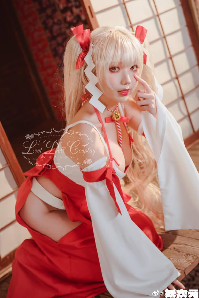 【COS正片】碧蓝航线可畏巫女装cos cn迷失人形QUQ-妖次元