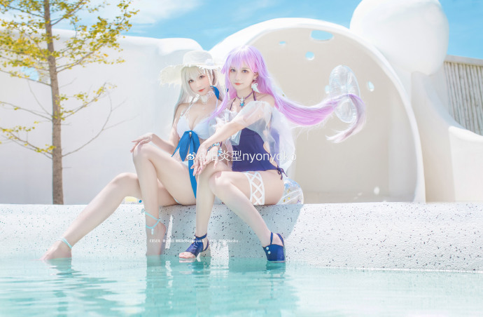 【COS正片】永远的7日之都 璐璐夏日泳装cos 盛夏夜不眠 cn菠萝 - 第13张 - 机器猫次元
