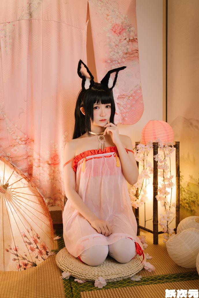 【COS正片】碧蓝航线长门鲨cos狐狸的睡衣 cn鳗鱼霏儿-妖次元