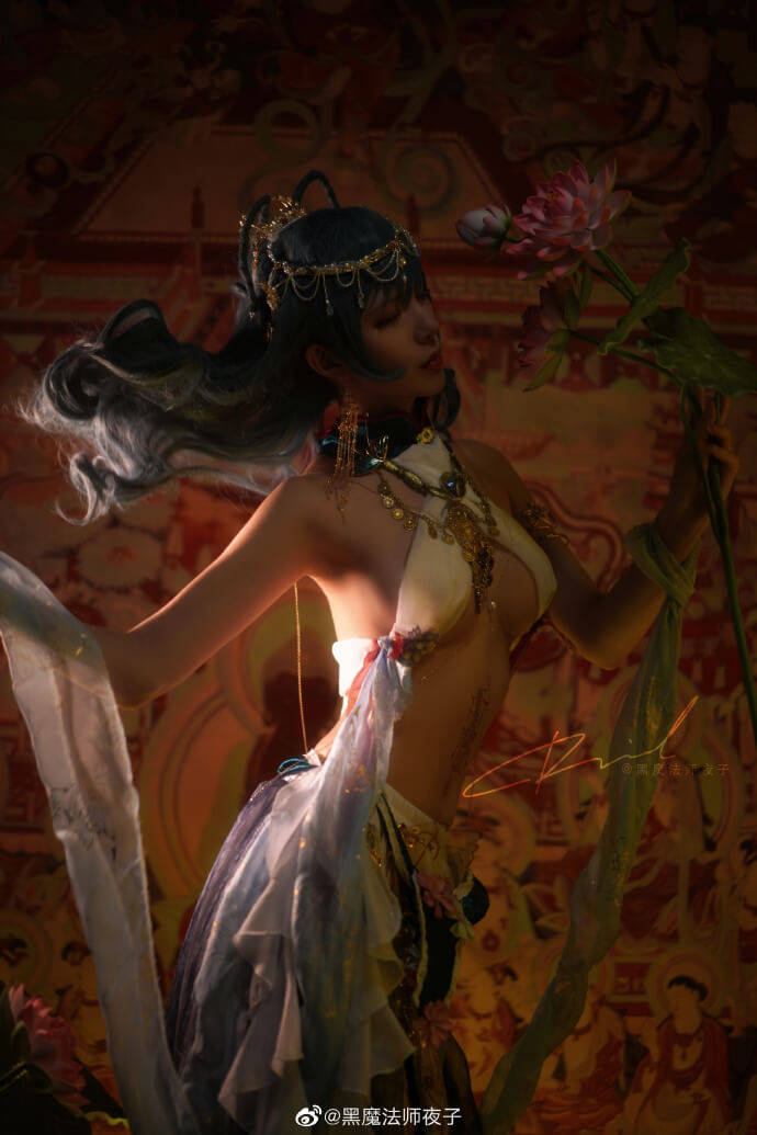 【COS正片】东方project霍青娥cos 敦煌飞天 青娥娘娘 cn黑魔法师夜子 - 第5张 - 机器猫次元 【COS正片】东方project霍青娥cos 敦煌飞天 青娥娘娘 cn黑魔法师夜子 - 第5张 - 机器猫次元
