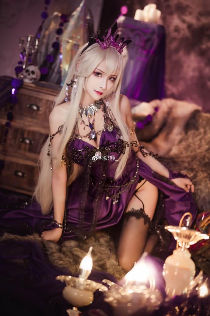 【COS正片】FGO黑枪呆cos绝美礼装礼服 cn奶狮 - 第4张 - 机器猫次元 【COS正片】FGO黑枪呆cos绝美礼装礼服 cn奶狮 - 第4张 - 机器猫次元