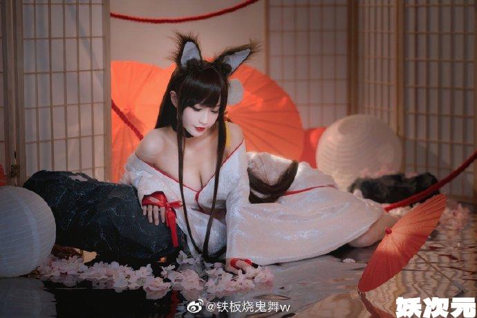 【COS正片】碧蓝航线赤城凰cos 誓约的婚纱 cn铁板烧鬼舞w-妖次元