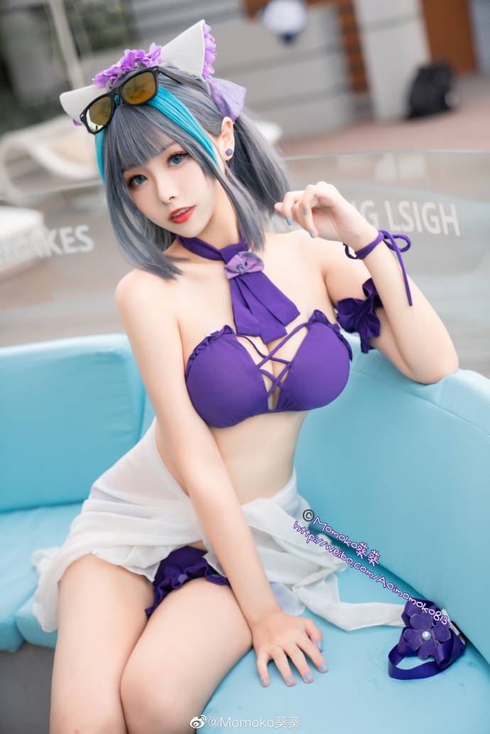 【COS正片】碧蓝航线柴郡泳装cos 甜蜜的海滩约会吧! Momoko葵葵 - 第4张 - 机器猫次元 【COS正片】碧蓝航线柴郡泳装cos 甜蜜的海滩约会吧! Momoko葵葵 - 第4张 - 机器猫次元