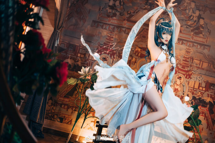【COS正片】东方project霍青娥cos 敦煌飞天 青娥娘娘 cn黑魔法师夜子 - 第9张 - 机器猫次元 【COS正片】东方project霍青娥cos 敦煌飞天 青娥娘娘 cn黑魔法师夜子 - 第9张 - 机器猫次元