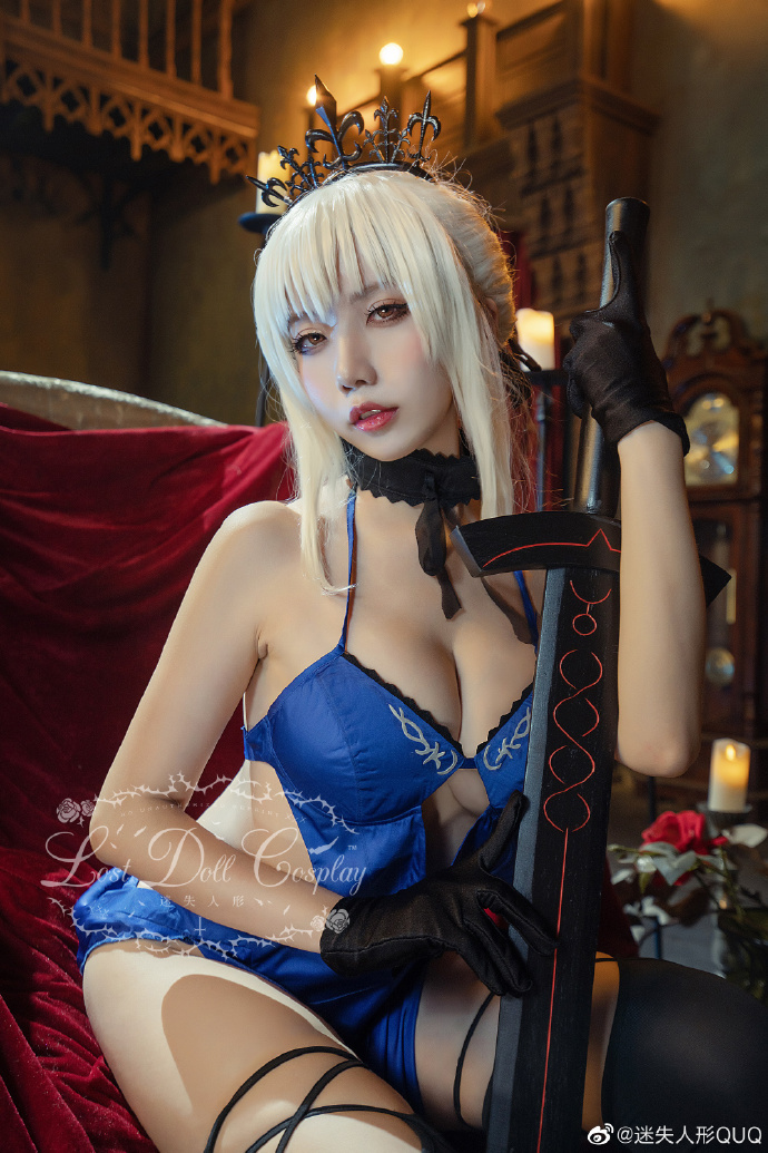【COS正片】FGO阿尔托莉雅 Alter Rider 黑呆枪cos cn迷失人形QUQ - 第15张 - 机器猫次元