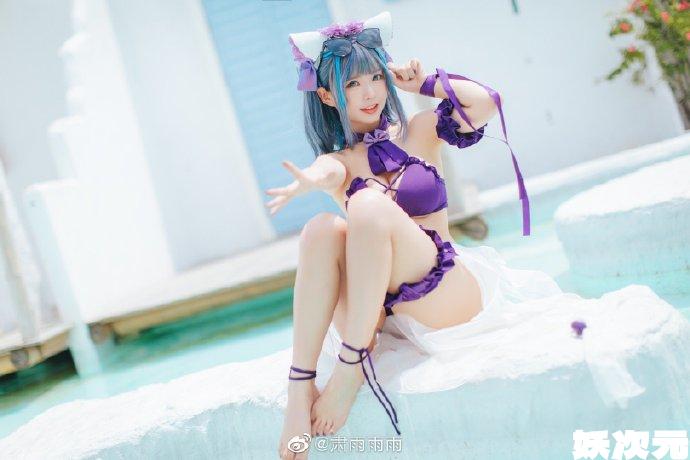 【COS正片】碧蓝航线柴郡泳装cos,超甜美可爱喵 cn肃雨雨雨 - 第1张 - 机器猫次元 【COS正片】碧蓝航线柴郡泳装cos,超甜美可爱喵 cn肃雨雨雨 - 第1张 - 机器猫次元