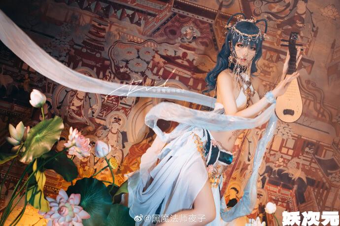 【COS正片】东方project霍青娥cos 敦煌飞天 青娥娘娘 cn黑魔法师夜子 - 第2张 - 机器猫次元 【COS正片】东方project霍青娥cos 敦煌飞天 青娥娘娘 cn黑魔法师夜子 - 第2张 - 机器猫次元