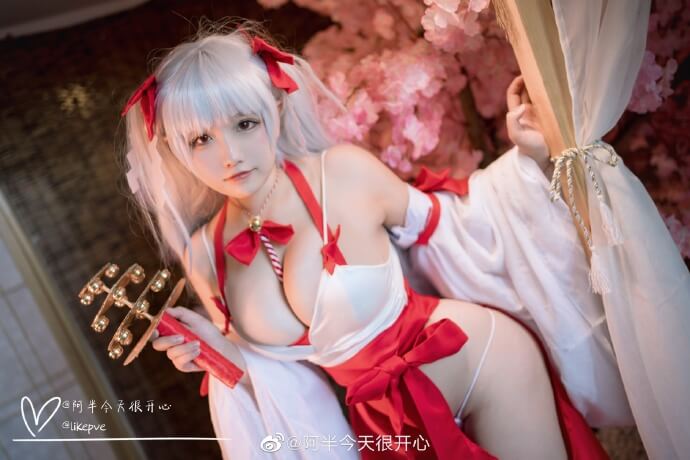 【COS正片】碧蓝航线可畏巫女服.ver cn阿半今天很开心 - 第6张 - 机器猫次元 【COS正片】碧蓝航线可畏巫女服.ver cn阿半今天很开心 - 第6张 - 机器猫次元